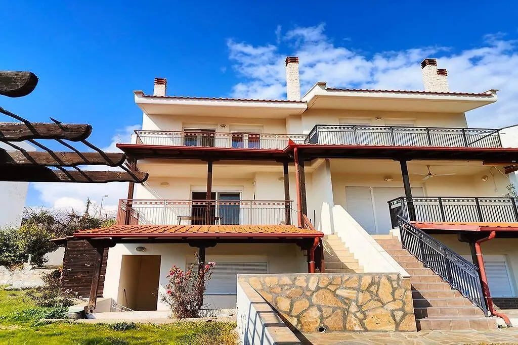 Villa Sea View Maisonette, 200M From Trikorfo Beach Psakoudia